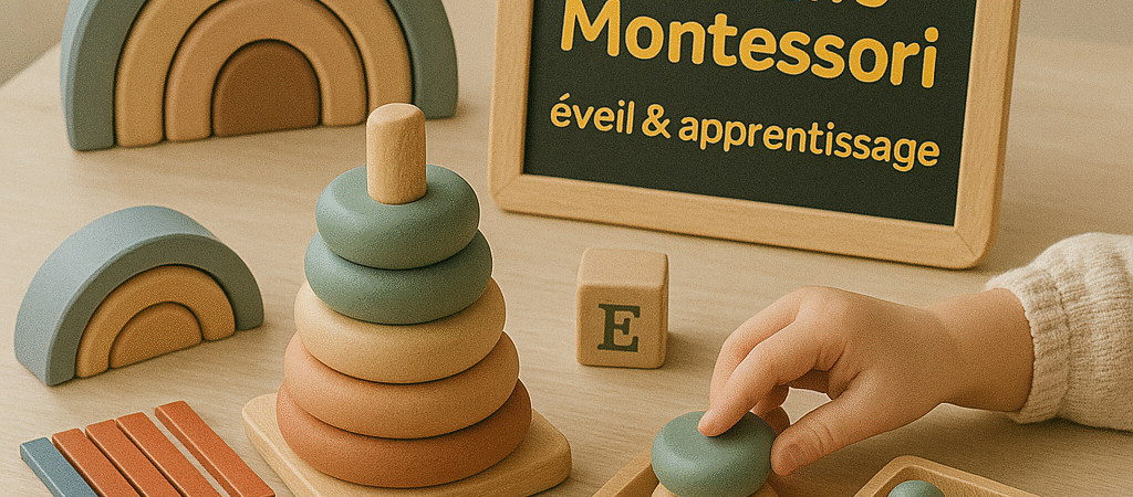 Jouets créatifs Montessori pour l’éveil et l’apprentissage