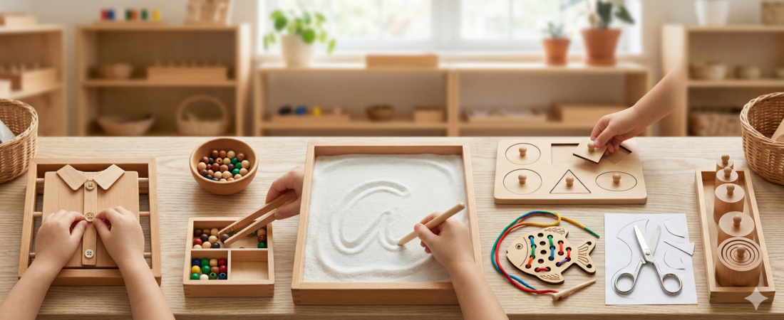 Motricité fine 7 jouets Montessori redoutables pour préparer l’écriture